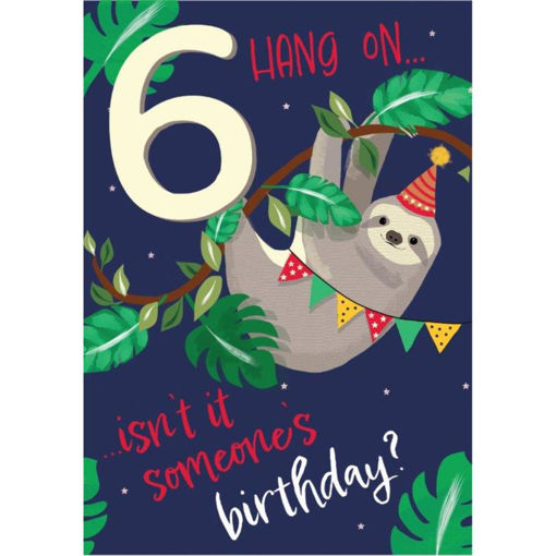 Picture of 6TH BIRTHDAY CARD
